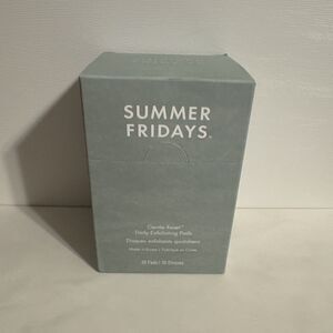 SUMMER FRIDAYS Gentle Reset Daily Exfoliating Pads - 30 PADS - NEW & SEALED!